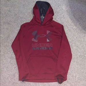 Unisex Blue/Maroon yLG Under Armour hoodie